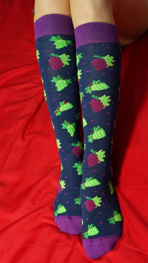 Womens Delightful Fruits Knee High Socks Set Socks N Socks