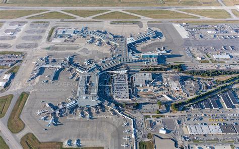Aerial Photo Passenger Terminal Vancouver International Airport