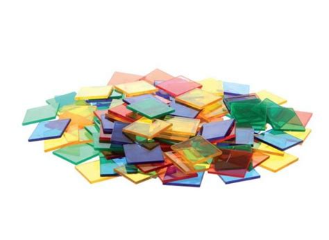 Edx Education Translucent Colour Counting Squares 300 Transparent