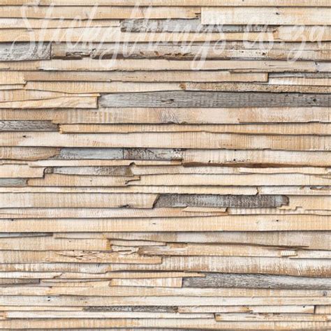 Birch Wood Wallpaper Mural Whitewashed Wood Planks Wall Mural