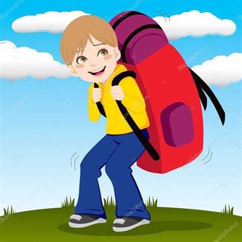 Backpack Boy Stock Illustration By ©kakigori 11677499