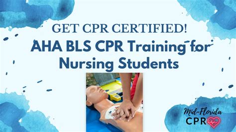 Get Certified Aha Cpr Certification For Nursing Students Mid