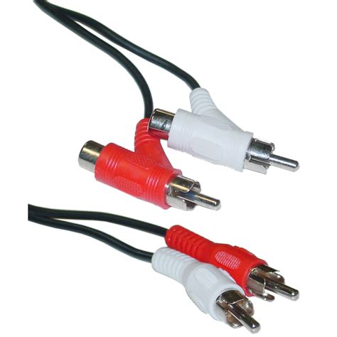 Rca Splitter Cable For Stereo Audio 6 Ft