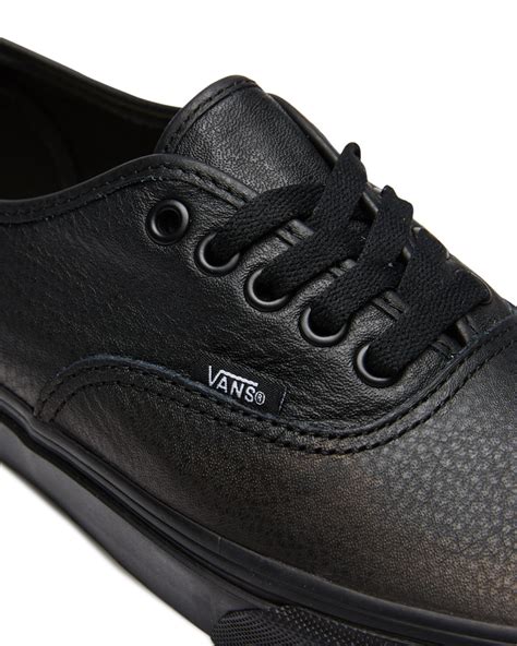 Vans Mens Authentic Leather Bts Shoe Black Surfstitch