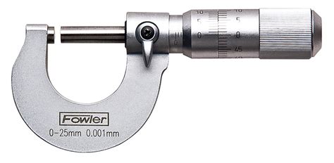 Fowler 25 50mm Outside Micrometer 52 235 102 1 Nicol Scales
