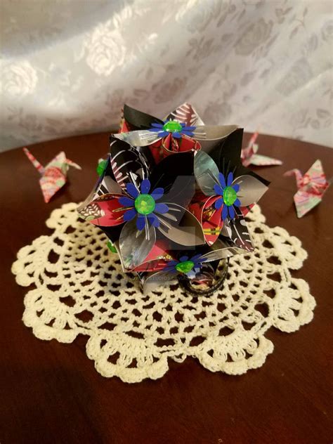 Kusudama Origami Flower Ball 56 By Shadycatstudios On Deviantart