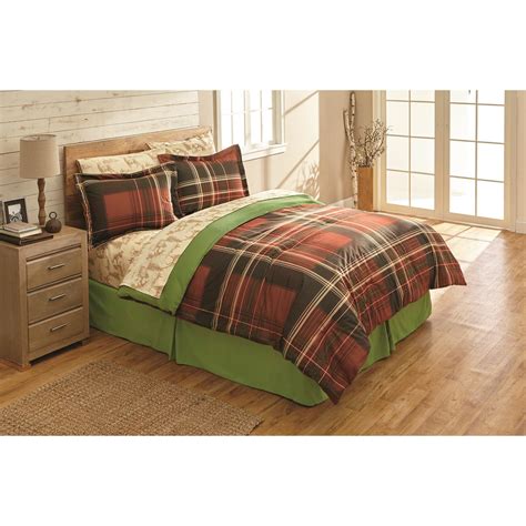 Comforters & sets └ bedding └ home & garden all categories antiques art automotive baby books & magazines business & industrial cameras & photo cell phones & accessories clothing, shoes. CASTLECREEK Montana Plaid Bed Set - 667186, Comforters ...