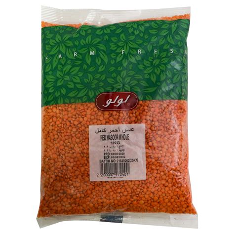 Lulu Red Masoor Whole 1kg Online At Best Price Pulses Lulu Ksa Price In Saudi Arabia Lulu