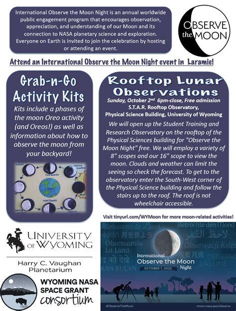 International Observe The Moon Night Wyoming Nasa Space Grant Consortium