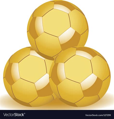 Golden Balls Royalty Free Vector Image Vectorstock