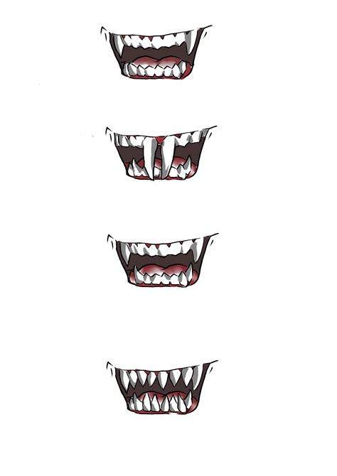 How To Draw Vampire Teeth On Face Fern Willis