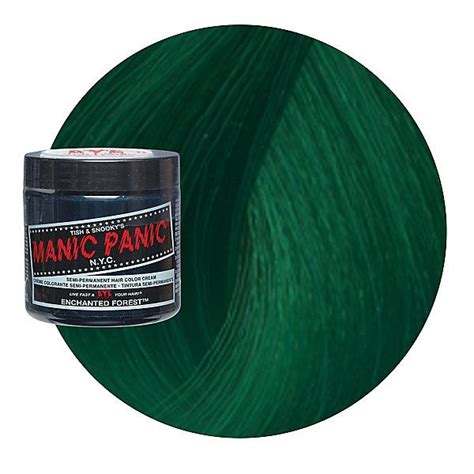 The bleached parts were so orange and dry, i wanted to see if i could dye them without causing any more damage. Manic Panic Enchanted Forest | Semi Permanent Hair Color ...