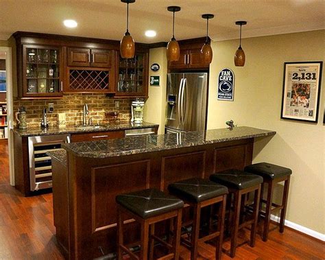 Home bar pictures | design ideas for your home bar plans. Photos: Featured Basement Remodel (With images) | Wet bar ...