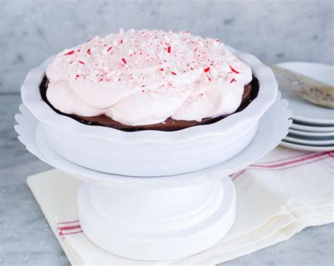 Recipe Chocolate Pudding Pie With Candy Cane Whipped Cream Is Fun To Make And Delicious To Eat