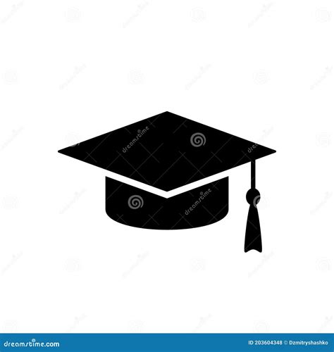 Graduation Cap Silhouette Clip Art