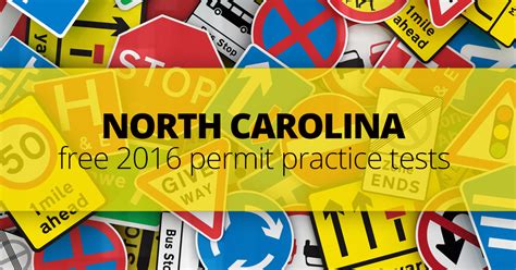 Free North Carolina Dmv Road Signs Permit Practice Test