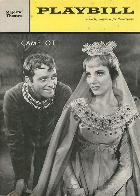 Camelot Dec 1960 Broadway Playbill Julie Andrews Richard Burton Roddy