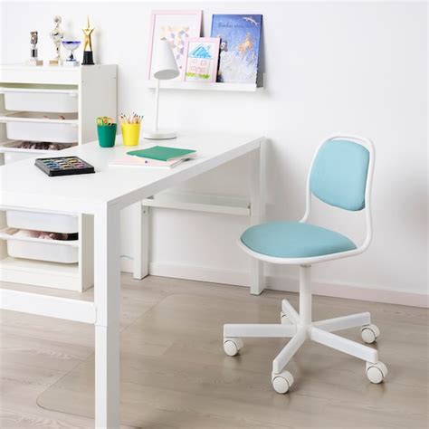The best ergonomic desk chairs for kids, according to experts. ÖRFJÄLL Children's desk chair - white, Vissle blue/green ...