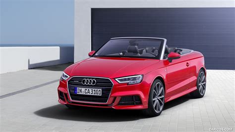 2017 Audi A3 Cabriolet Color Misano Red Front Three Quarter Hd