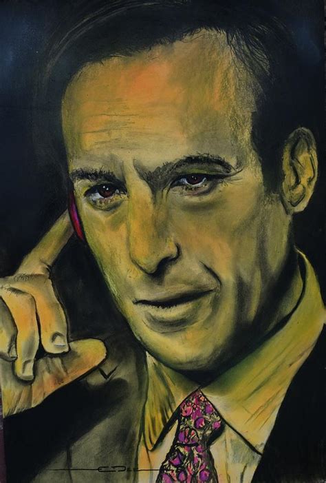 Bob Odenkirk Better Call Saul Drawing By Eric Dee Fine Art America
