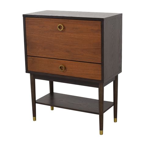 West elm file cabinet provides a lot of different types of the file cabinet, you can pick whichever product that you like. 41% OFF - West Elm West Elm Dobson Flip Down Bar Cabinet ...