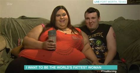 Stone Woman Who Wants To Be Fattest In World Blasted For Being Irresponsible Wanting Baby