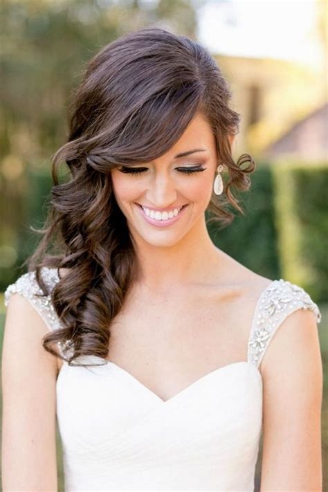 A medium length may set some restrictions on variability of hairstyles, since some 'dos really look more advantageous on longer lengths. Wedding Hair Side Updo Elegant Curled Side Updo Feminine ...