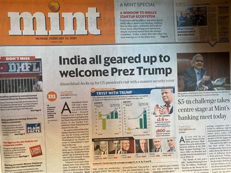Trump in India: What newspaper headlines are saying ahead of POTUS ...