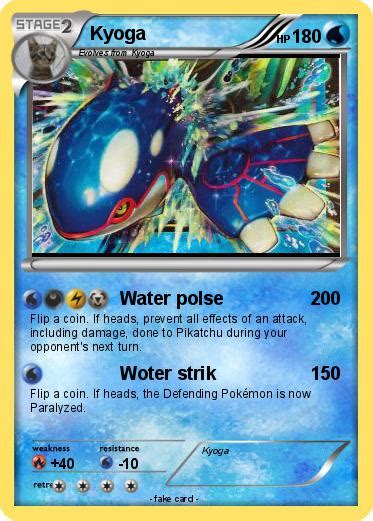 Pokémon Kyoga 1 1 Water Polse My Pokemon Card