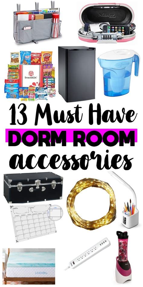 In this post i'm sharing 3 diy college gift basket ideas + 2 diy gift arrangements. 13 Must Have College Dorm Room Accessories | College dorm ...