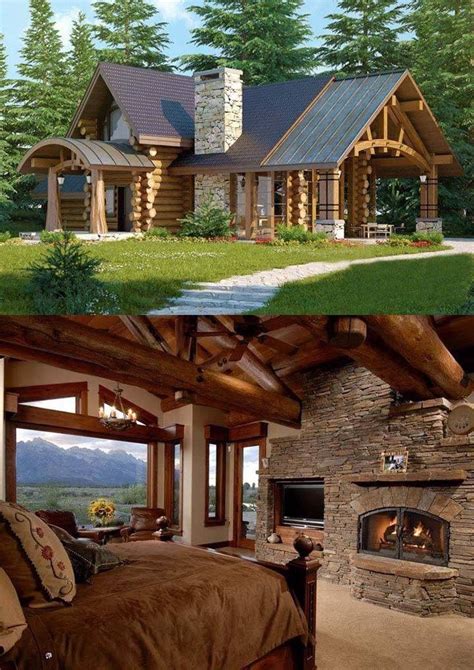 Pin By Joe On Home Wooden House Design Log Homes House In The Woods
