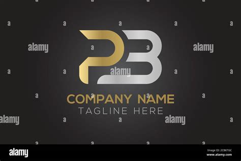 Initial Pb Letter Logo With Creative Modern Business Typography Vector