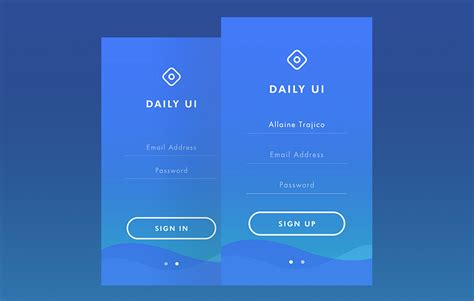 Dailyui 001 Sign Up Page On Behance