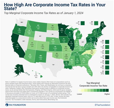 State Corporate Income Tax Rates and Brackets, 2024 - Taxes Alert