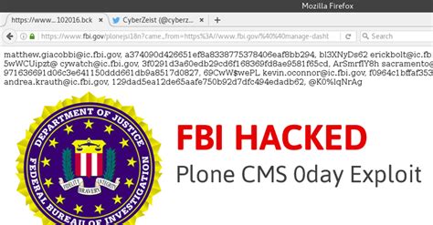 fbi hacked again hacker leaks data after agency failed to patch its site