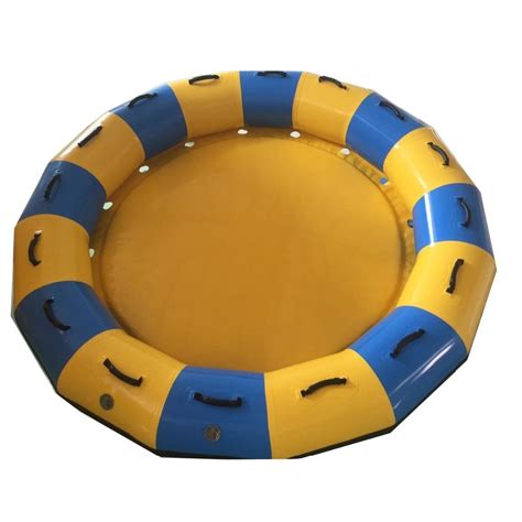 Super Round Inflatable Floating Water Rider Towable Boat Game