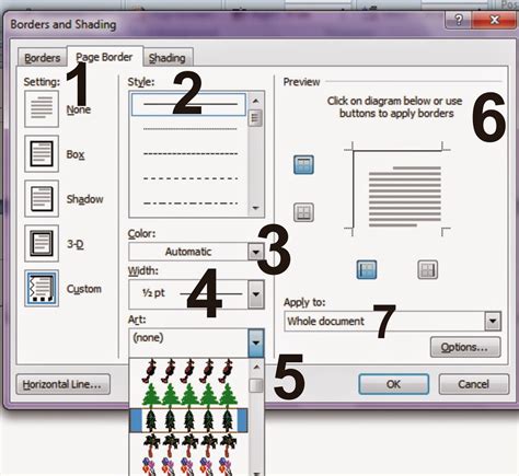 Membuat Bingkai Dengan Page Borders Dan Shape Dalam Microsoft Word