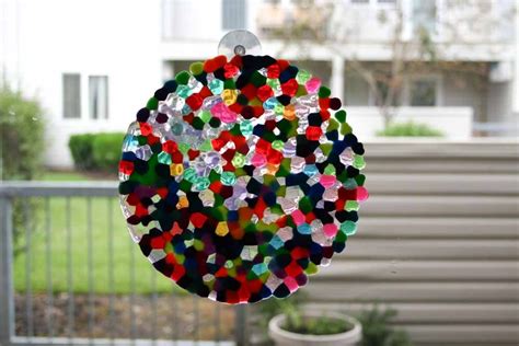 Melted Plastic Bead Suncatchers Great Summer Project Must Try