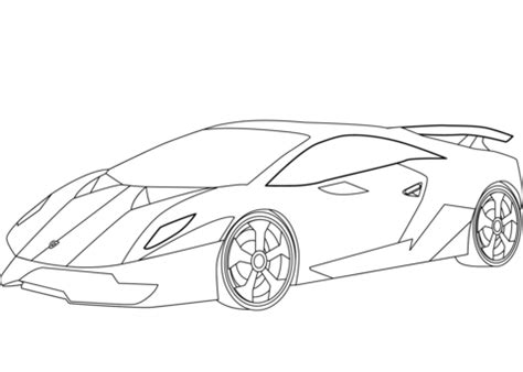 2019 lamborghini huracan evo is just that: Lamborghini Sesto Elemento coloring page | Free Printable ...