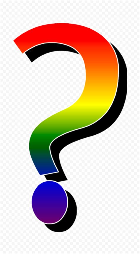Question Mark Rainbow Colors Icon Image Png Citypng