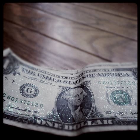 Glitter Hairspray On Dollar Bills For Tooth Fairy Money Tooth Fairy