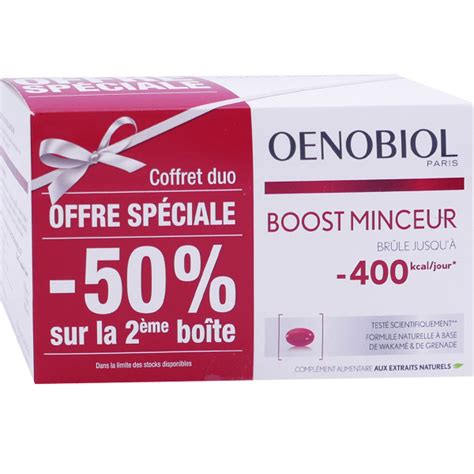 Oenobiol Boost Minceur Offre 2x90 Capsules Minceur