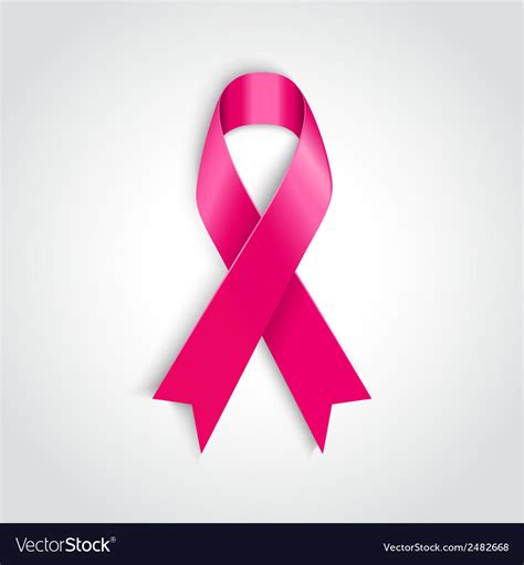 Breast Cancer Awareness Pink Ribbon Royalty Free Vector