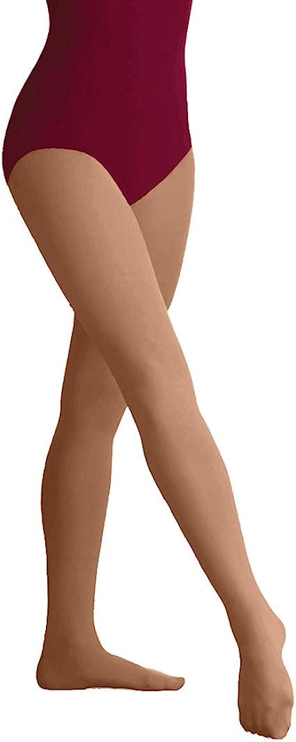 Body Wrappers A30a30x Totalstretch Footed Dance Tights Small Medium Jazzy Tan