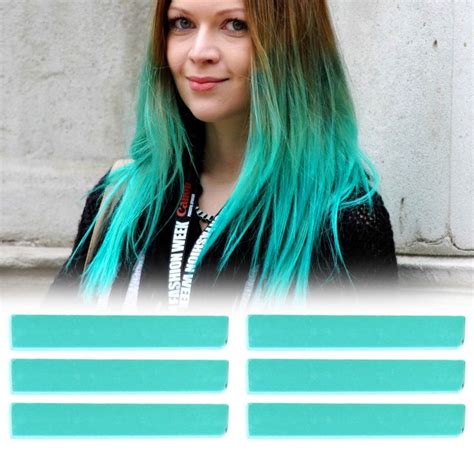 6 Best Temporary Mint Teal Hair Dye For Dark And Light Hair Set Of 6