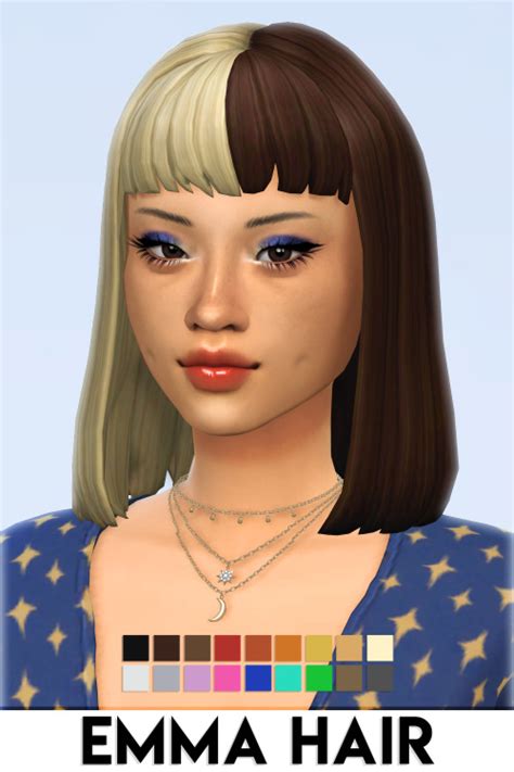 Emma Hair At Vikai Sims 4 Updates