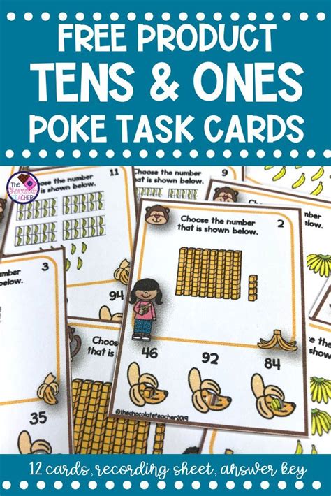 Place Value Task Cards Tens And Ones Math Centers Free Task