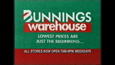 Bunnings Warehouse 30 Sec Ad 23112003 Youtube