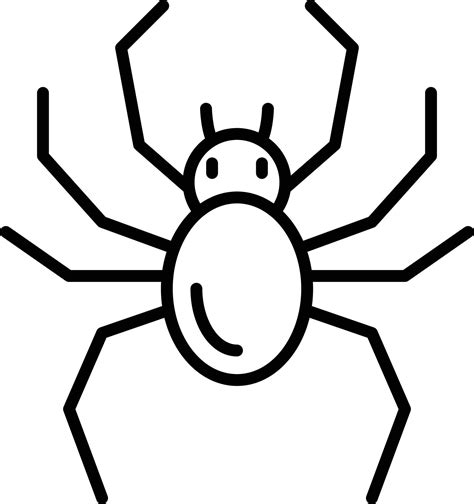 Spider Outline Icon 9243067 Vector Art At Vecteezy