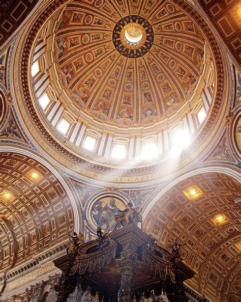 Dome Of St Peters Basillica Rome By Eric Van Den Brulle